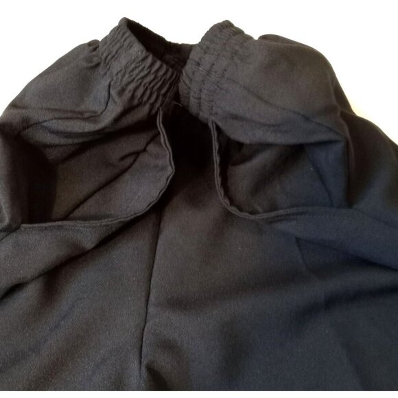 Blair Womens Straight Leg Pull On Pants Black Elastic Waist 18 with pock… - Picture 8 of 11